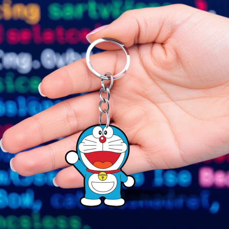 Doraemon key chain Acrylic Anime & Cartoon Theme Keychain For Bike & Car Birthday R